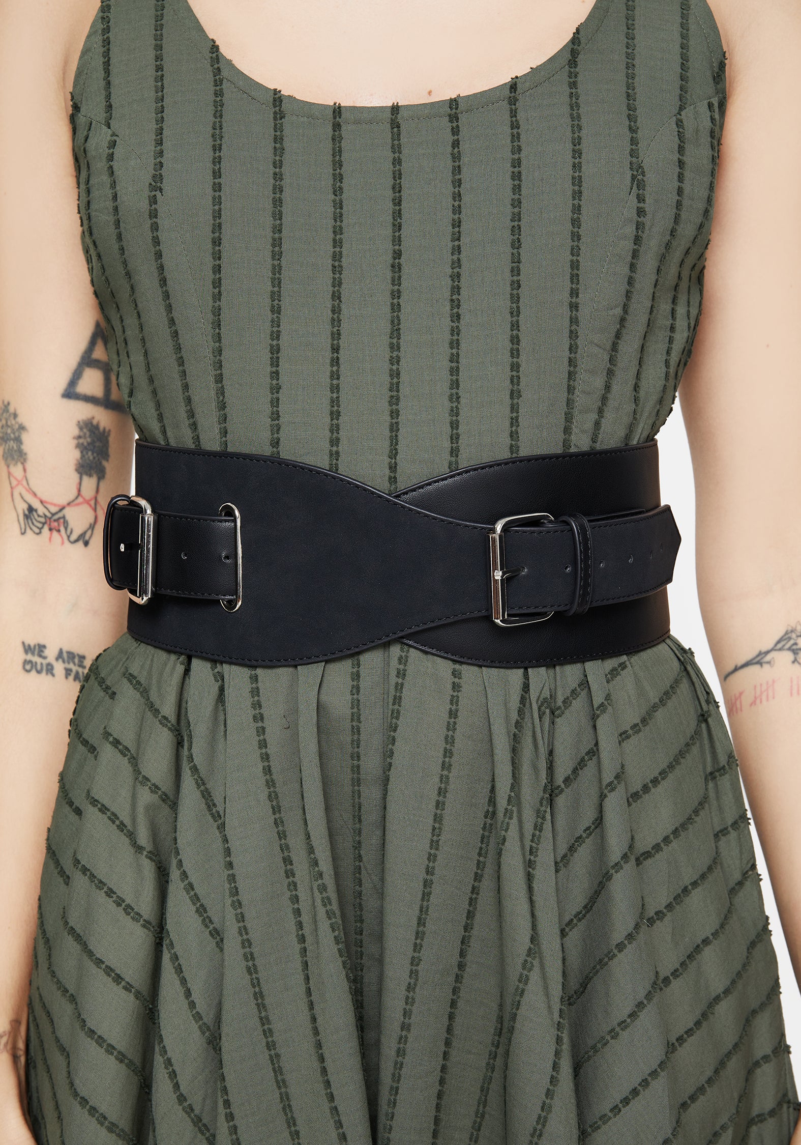 Nyx Faux Suede Leather Waist Belt - Image 4