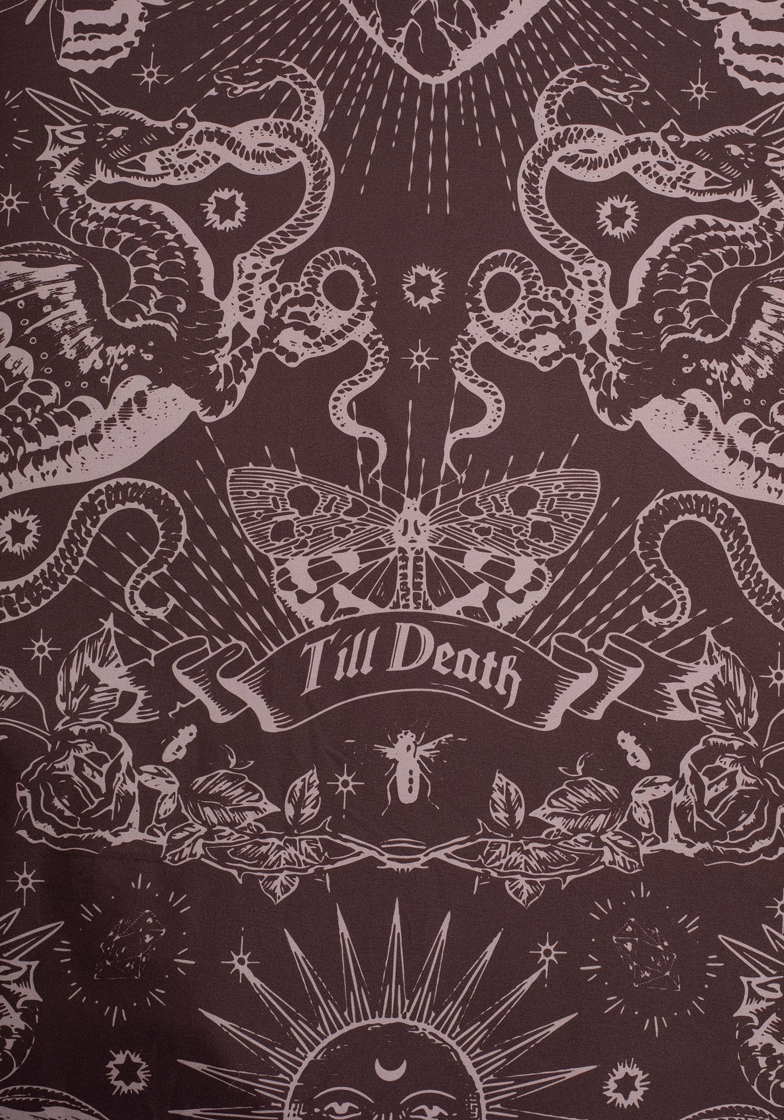 Paramour Frilled Edge Tattoo Print Bedding Set (US King) - Image 5
