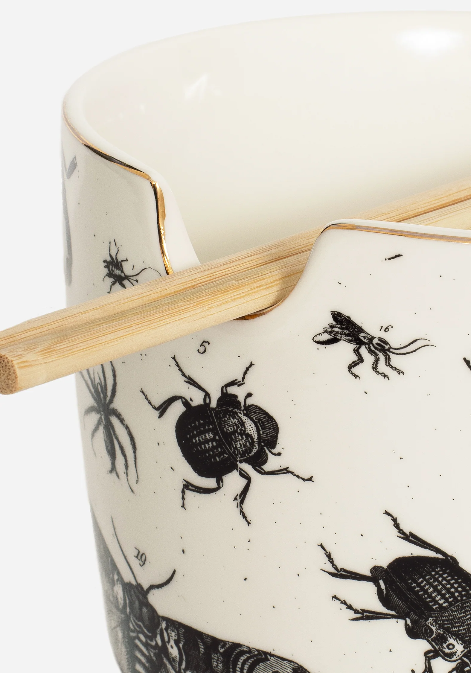 Parasite Bugs Print Ramen Bowl - Image 3