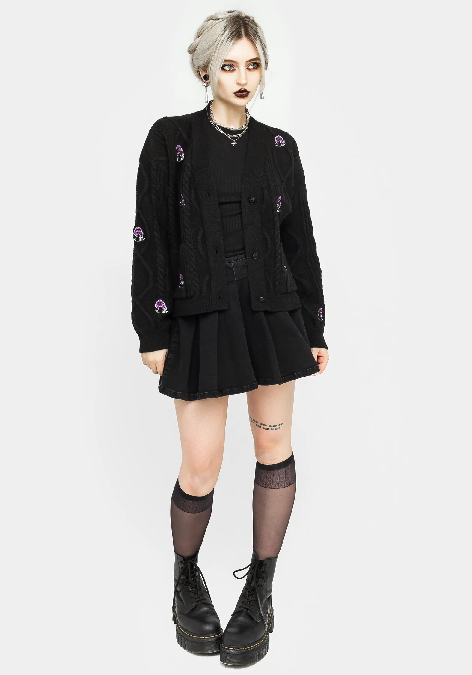 Revelation Mushroom Knit Cardigan - Image 6