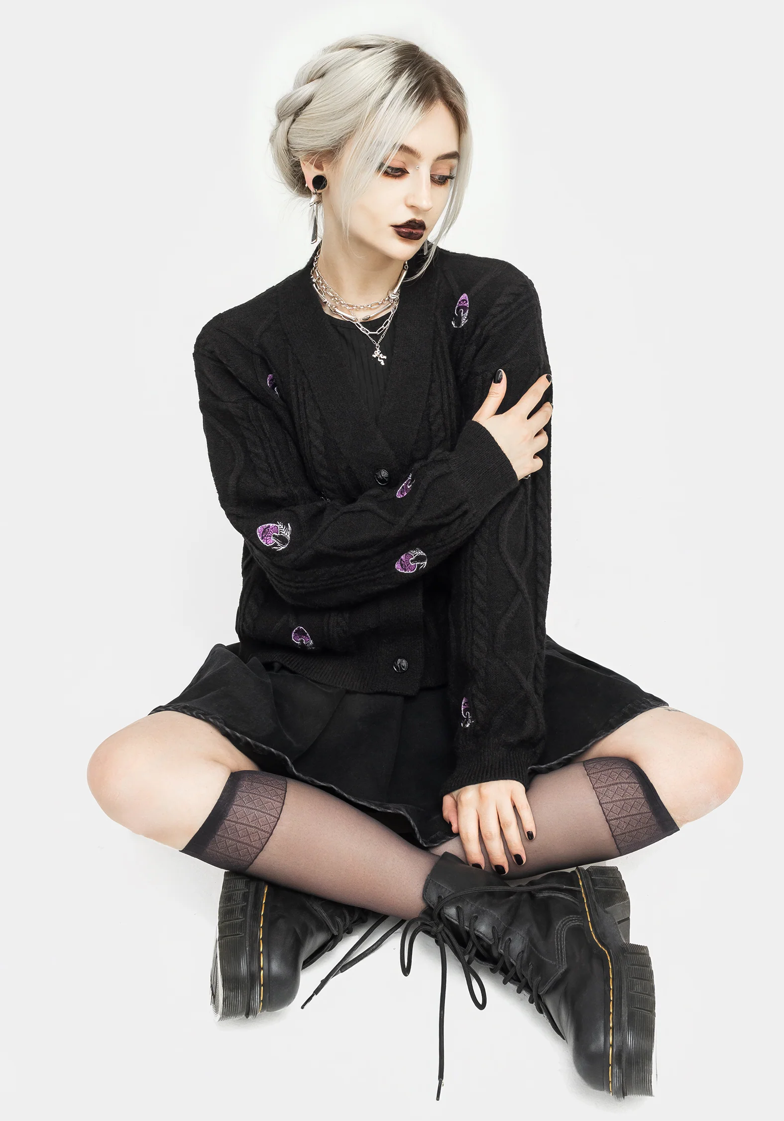 Revelation Mushroom Knit Cardigan - Image 8
