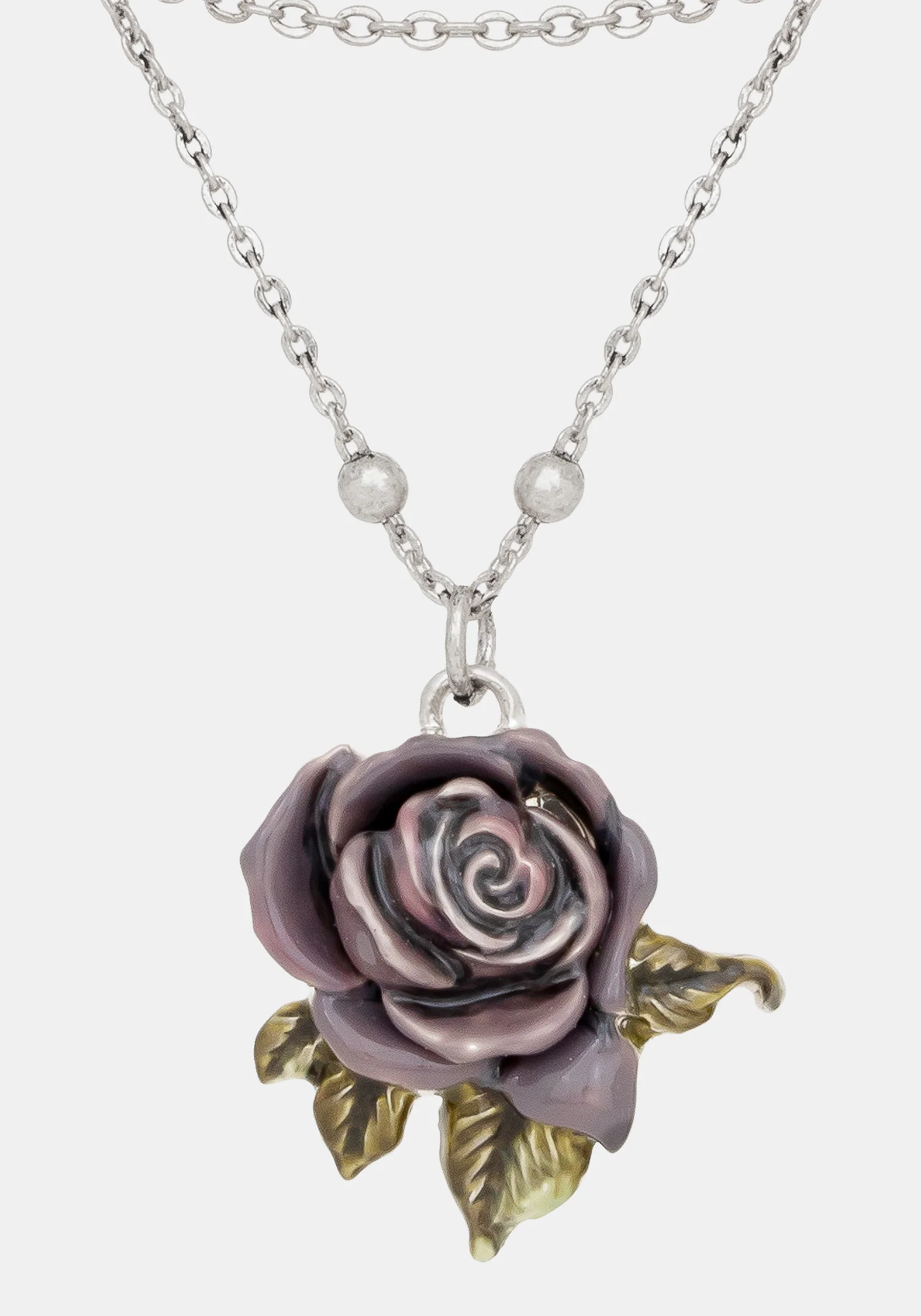 Rosea Rose Charm Necklace - Image 2