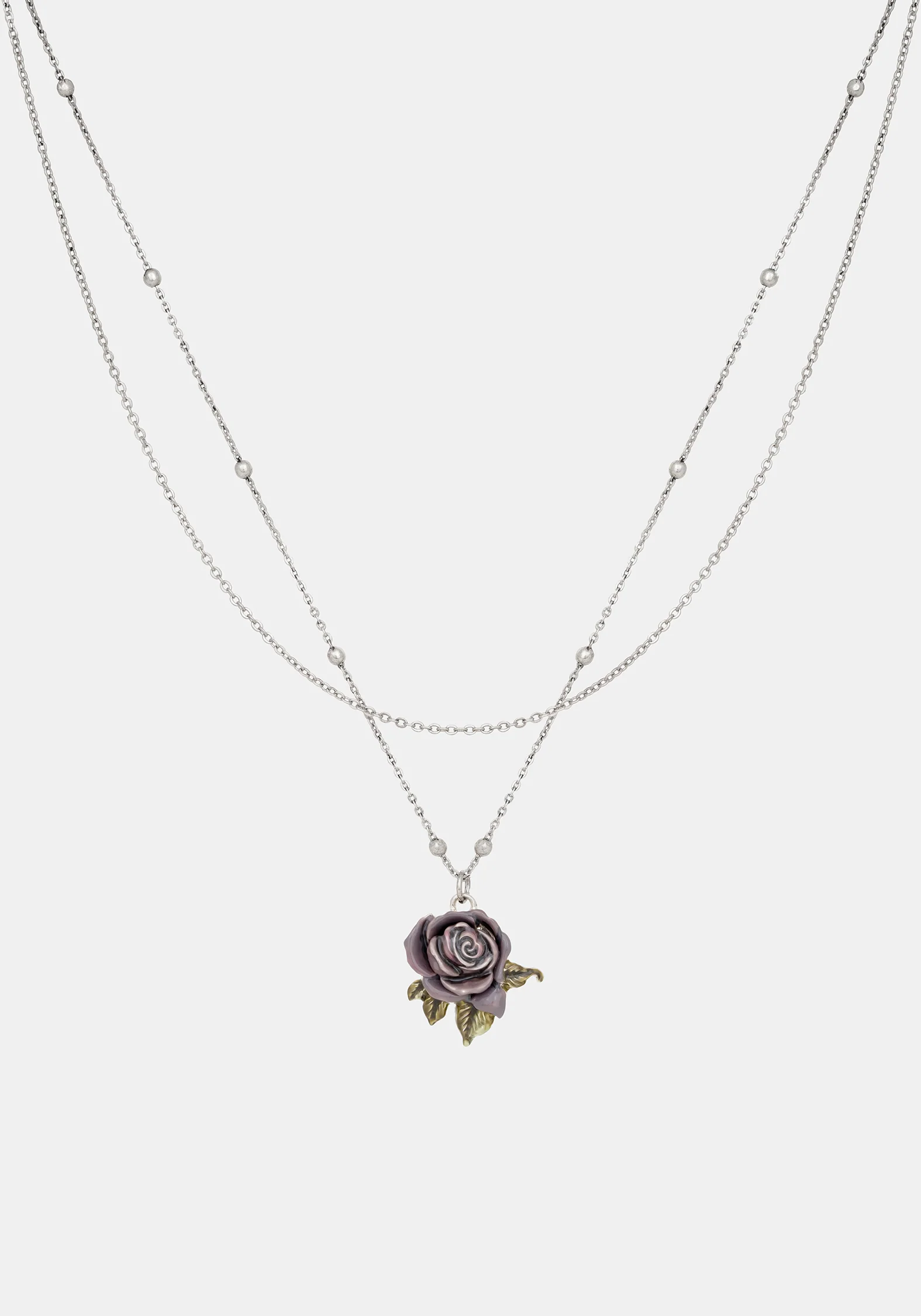 Rosea Rose Charm Necklace - Image 4