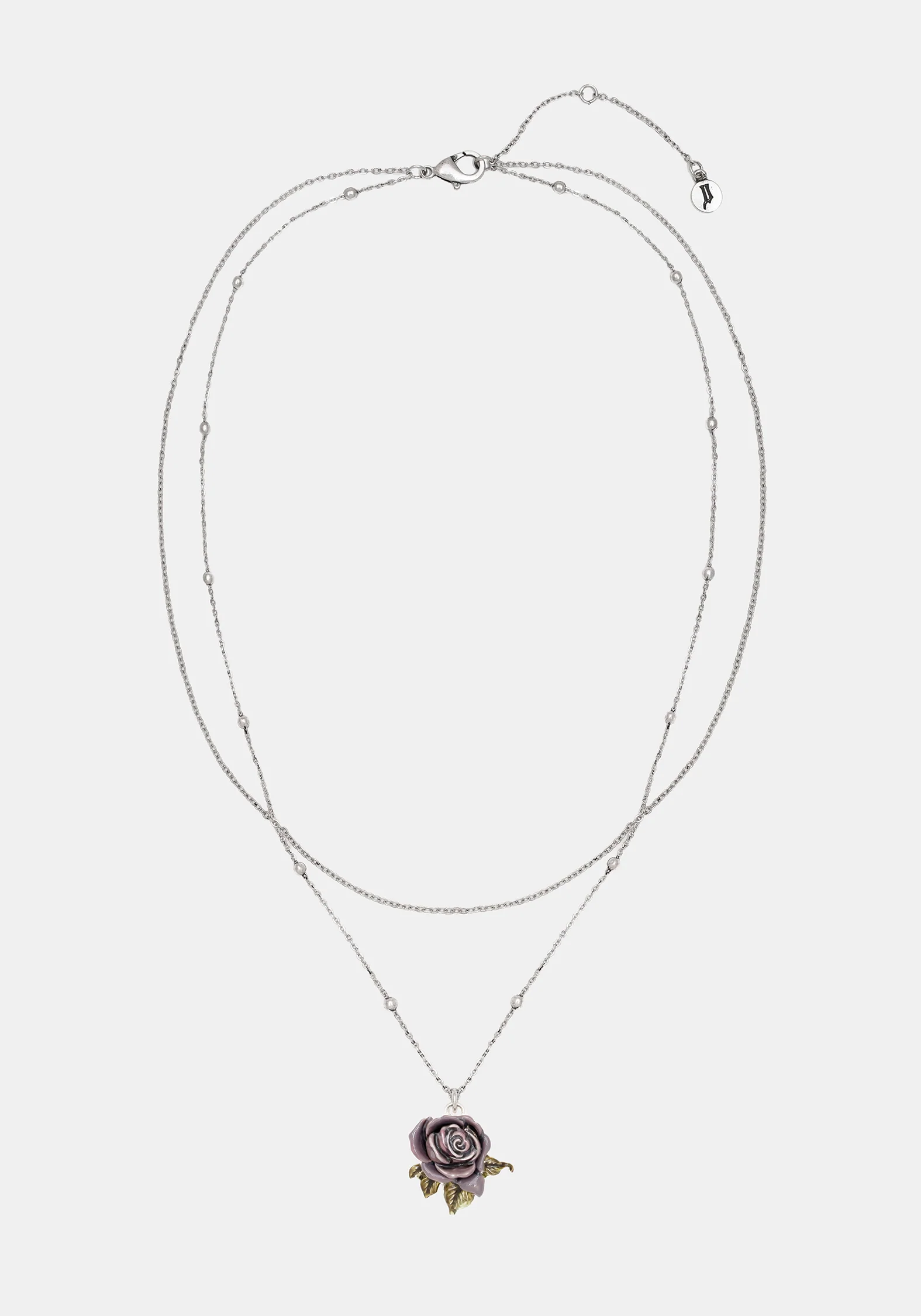 Rosea Rose Charm Necklace - Image 7