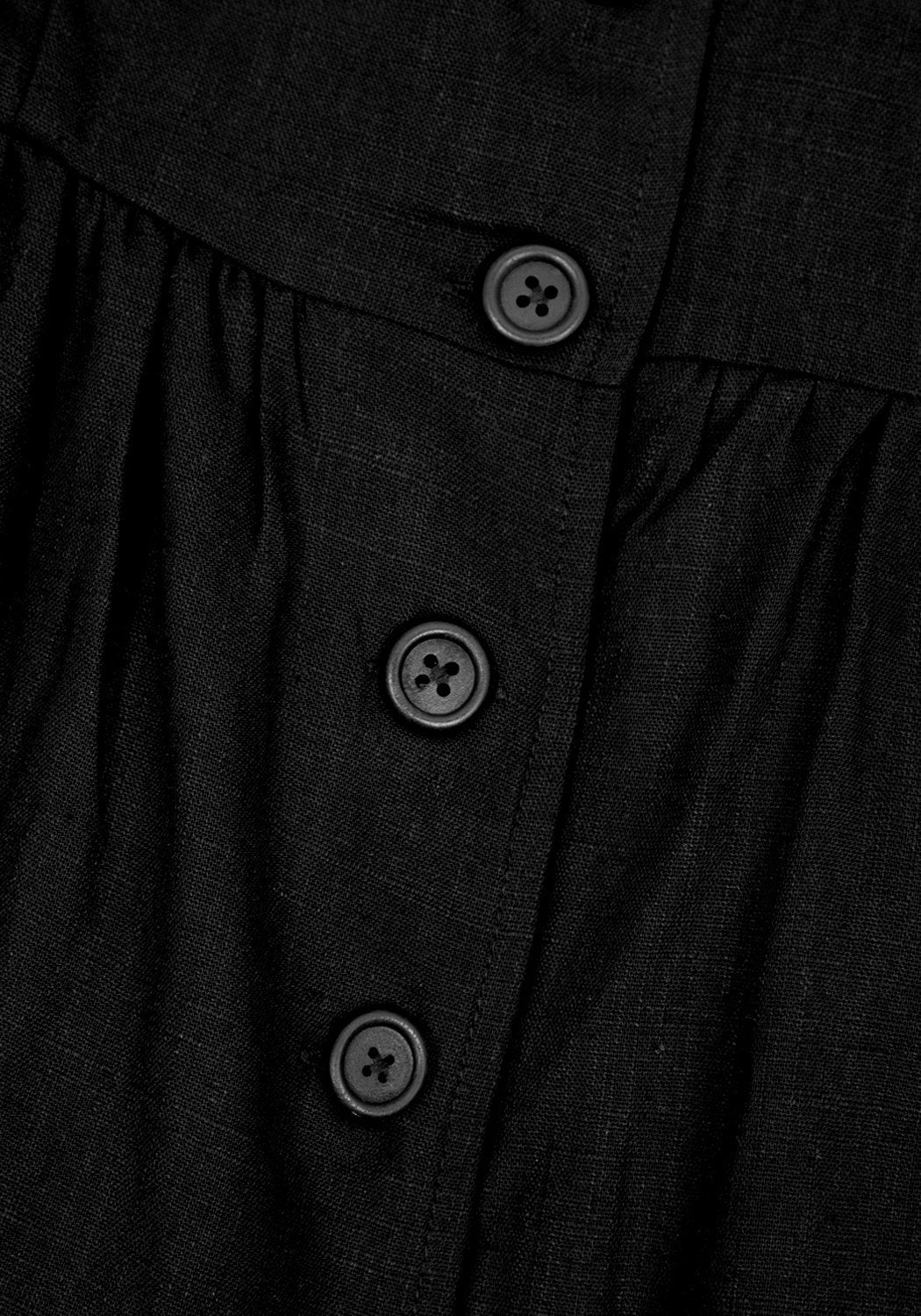 Rowan Linen Button Up Midi Dress - Image 6