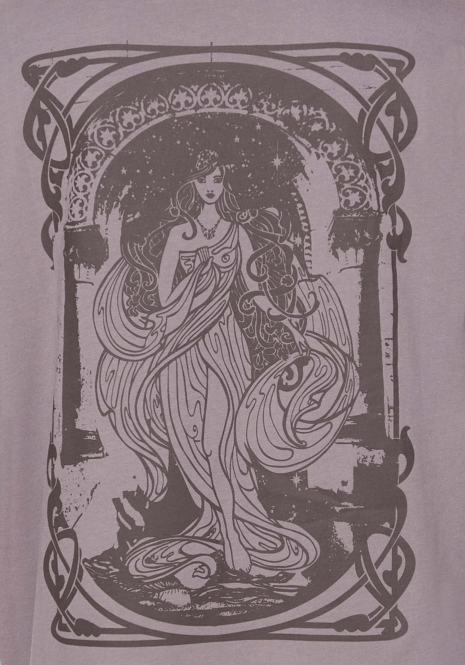 Saria Cotton-Blend Fairy Printed Jersey Tee Dress - Image 2