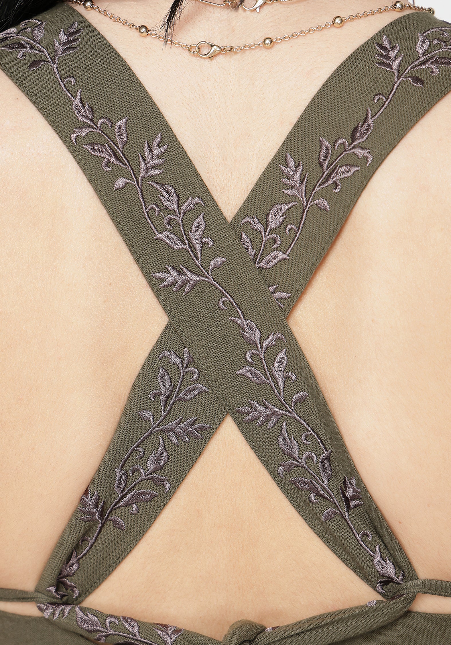 Siora Folklore Embroidered Midi Dress - Image 5