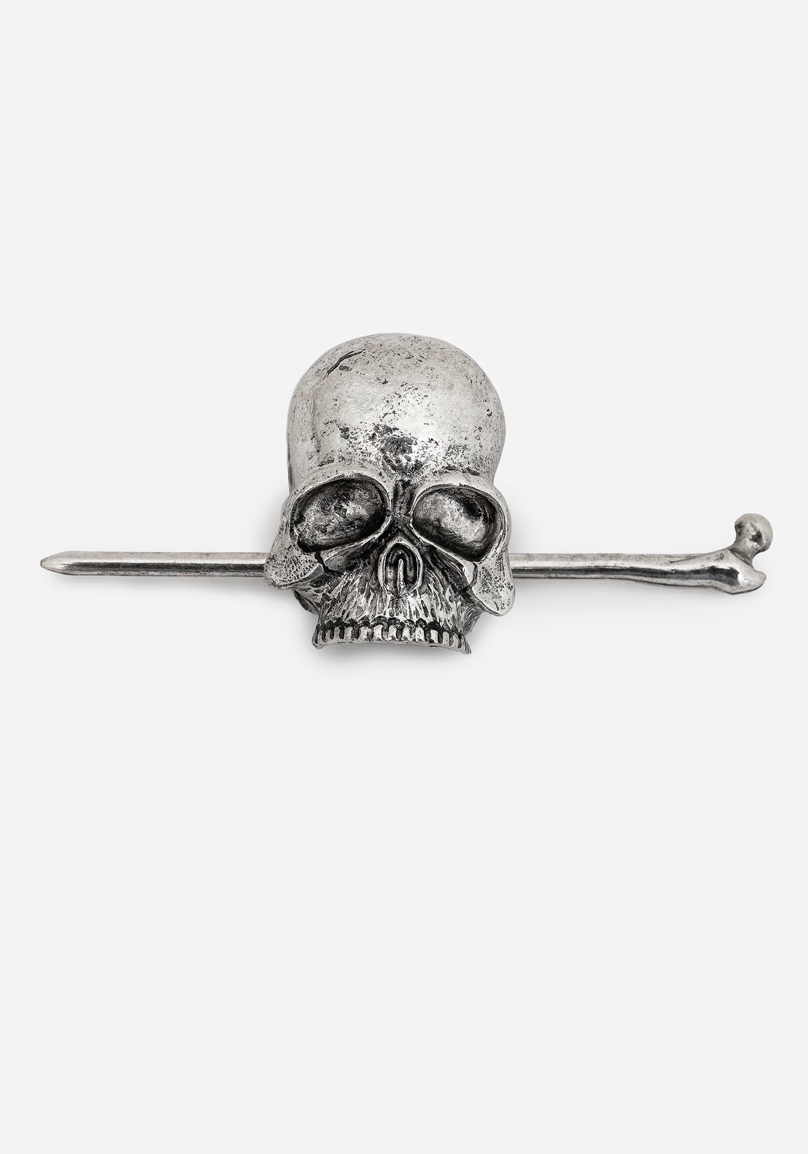 Skull Hair Slide with Pin - Image 3