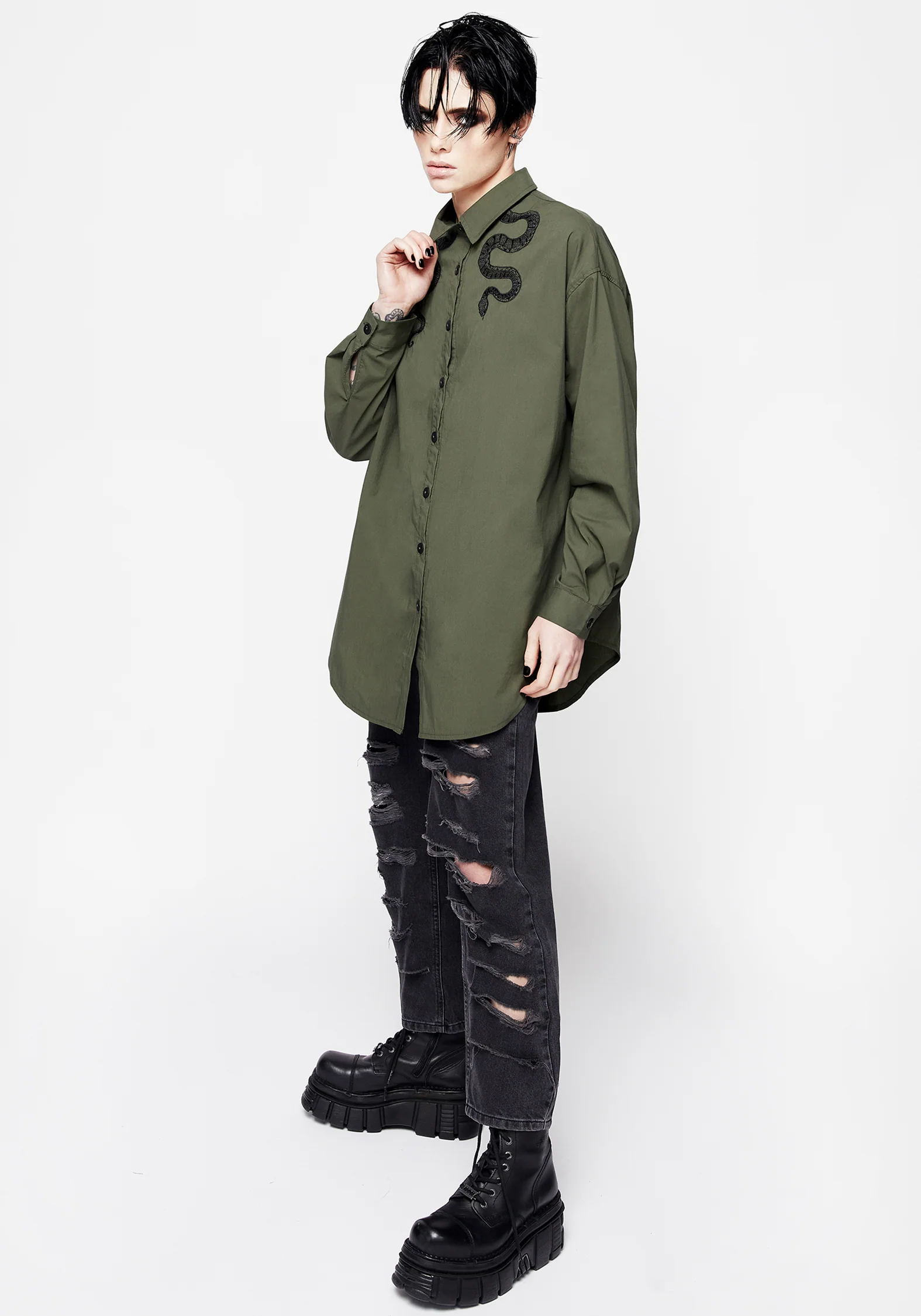 Slither Loose Fit Shirt - Image 7