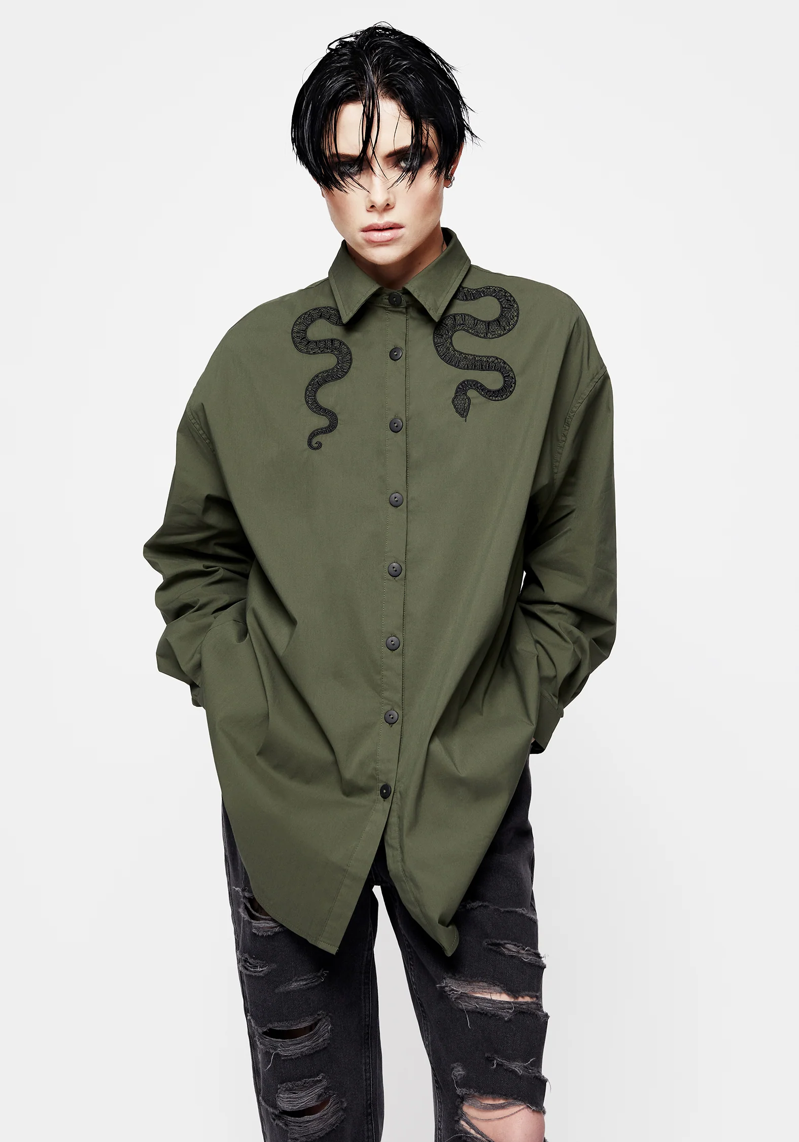 Slither Loose Fit Shirt - Image 9