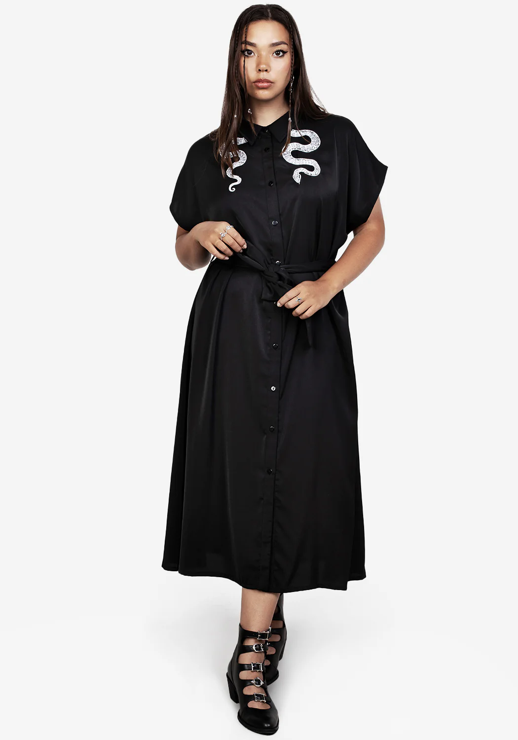 Slither Relaxed Midi Dress - Image 7