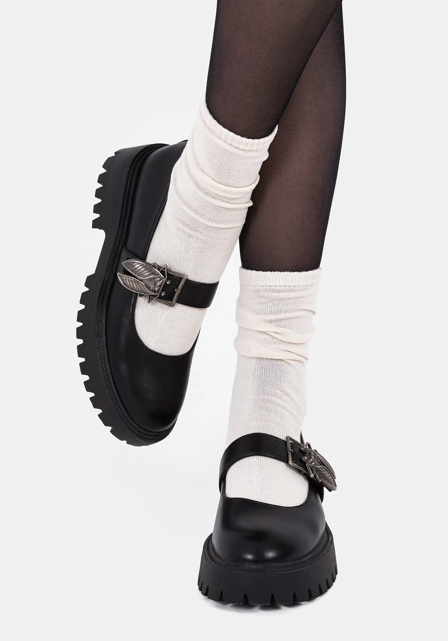 Swarm Bug Buckle Mary Jane Shoes - Image 2