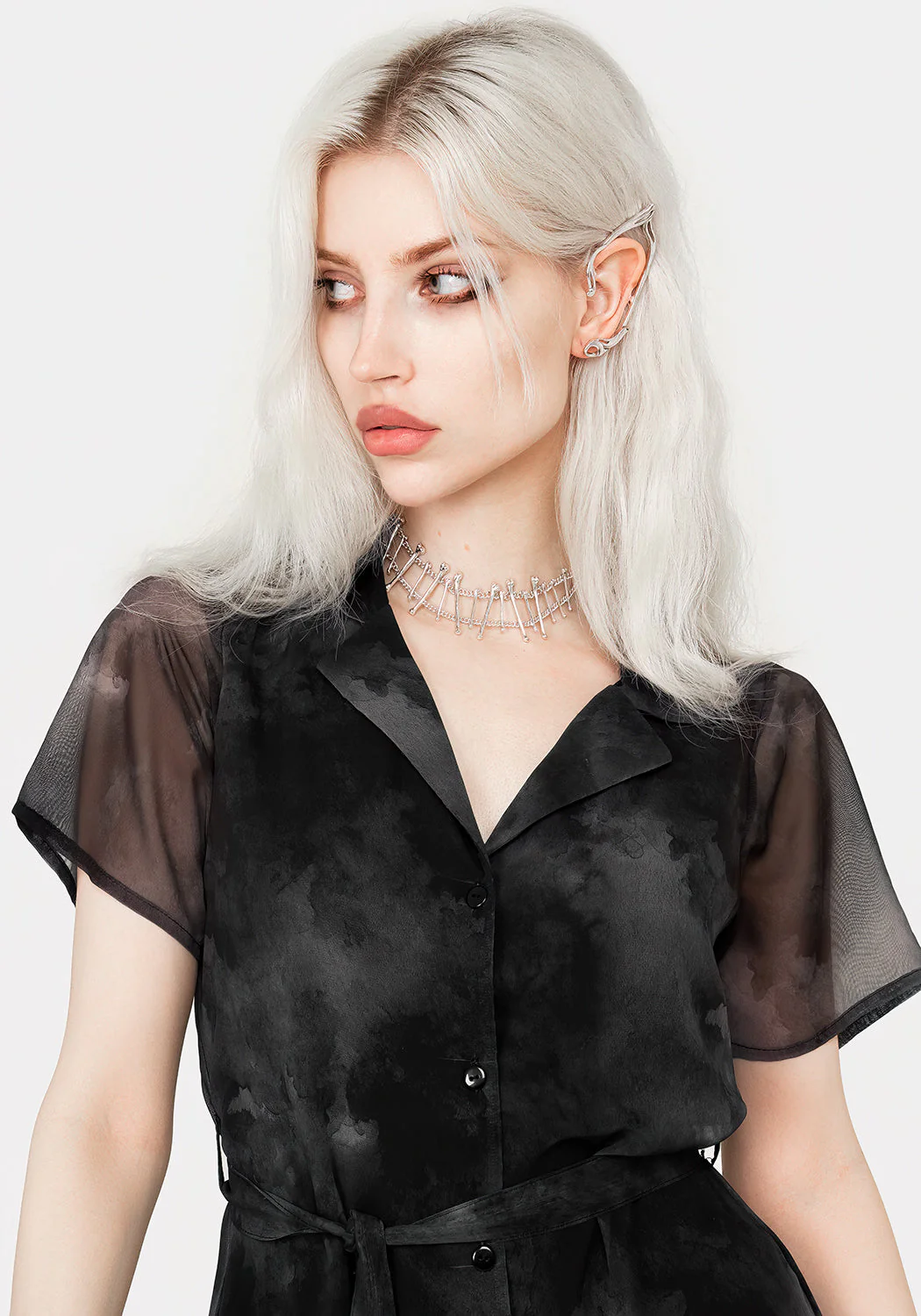Tempest Midi Tie Waist Shirt Dress - Image 2