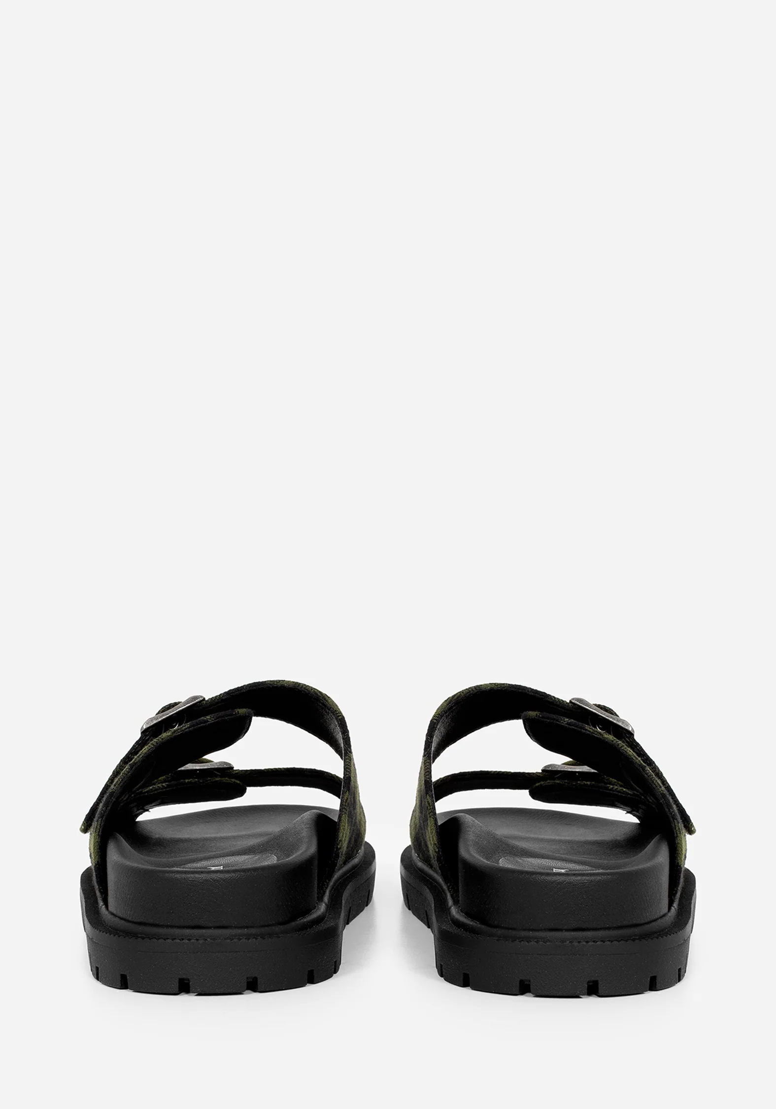 Terra Gingham Buckle Sandals - Image 4