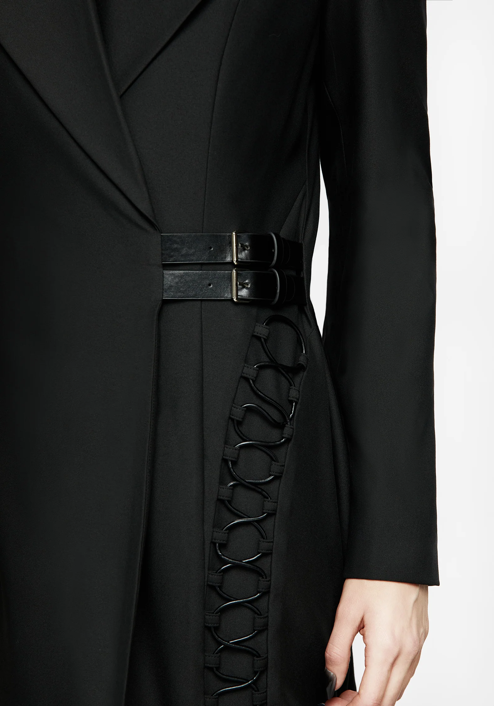 Torrid Lace up Panelled Blazer Dress - Image 4