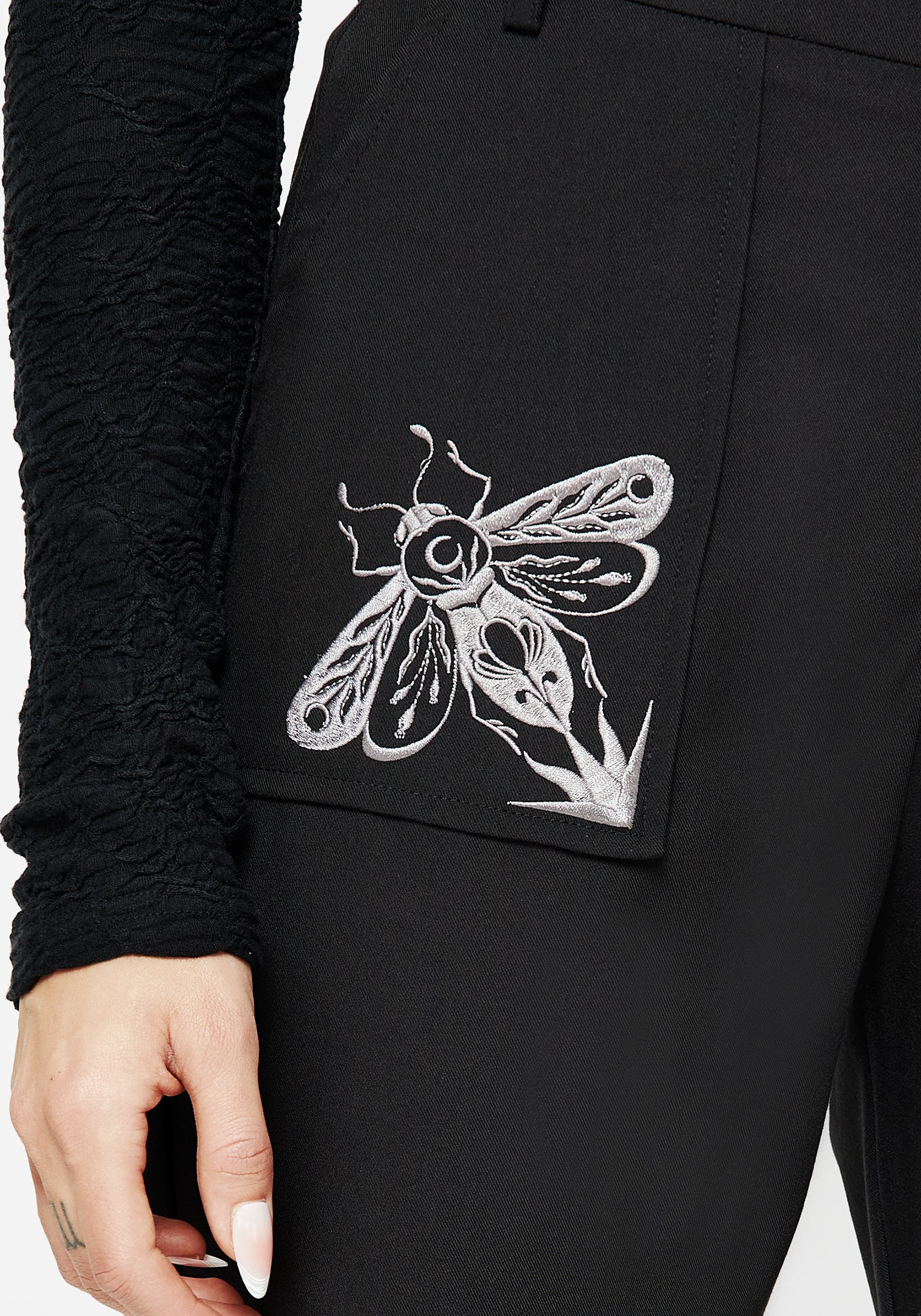 Vigil Embroidered Tapered Trousers - Image 2