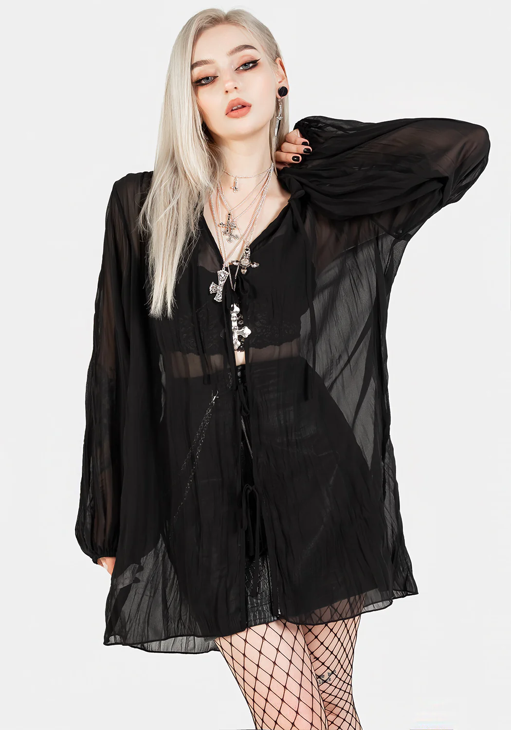 Villain Textured Blouse - Image 6