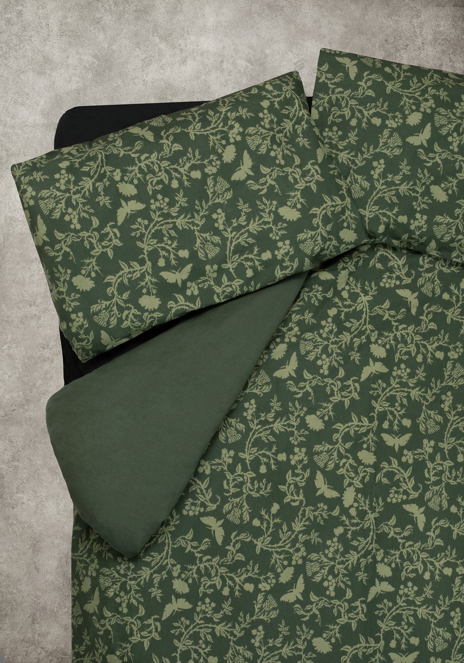 Wildwood Floral Print Cotton Bedding Set - US King - Image 2